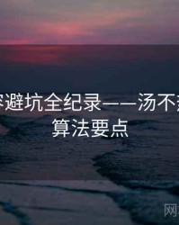 详尽内容避坑全纪录——汤不热网页版算法要点