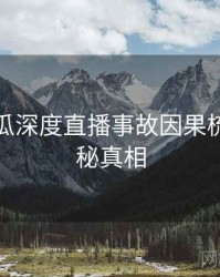 每日吃瓜深度直播事故因果梳理，揭秘真相